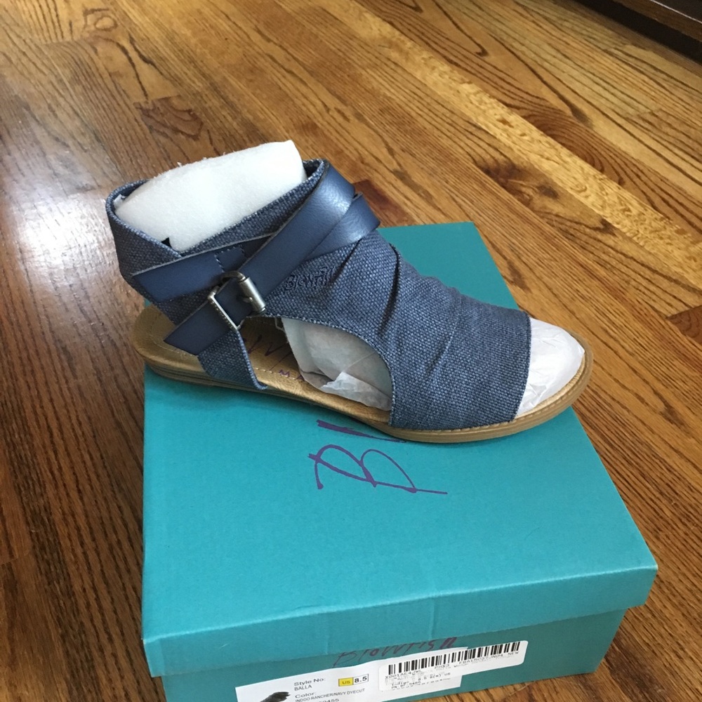 Blue Blowfish sandal 8.5 *for Mspess1*